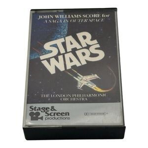 Vintage John Williams Score For A Saga In Outer Space Star Wars Casette 1983